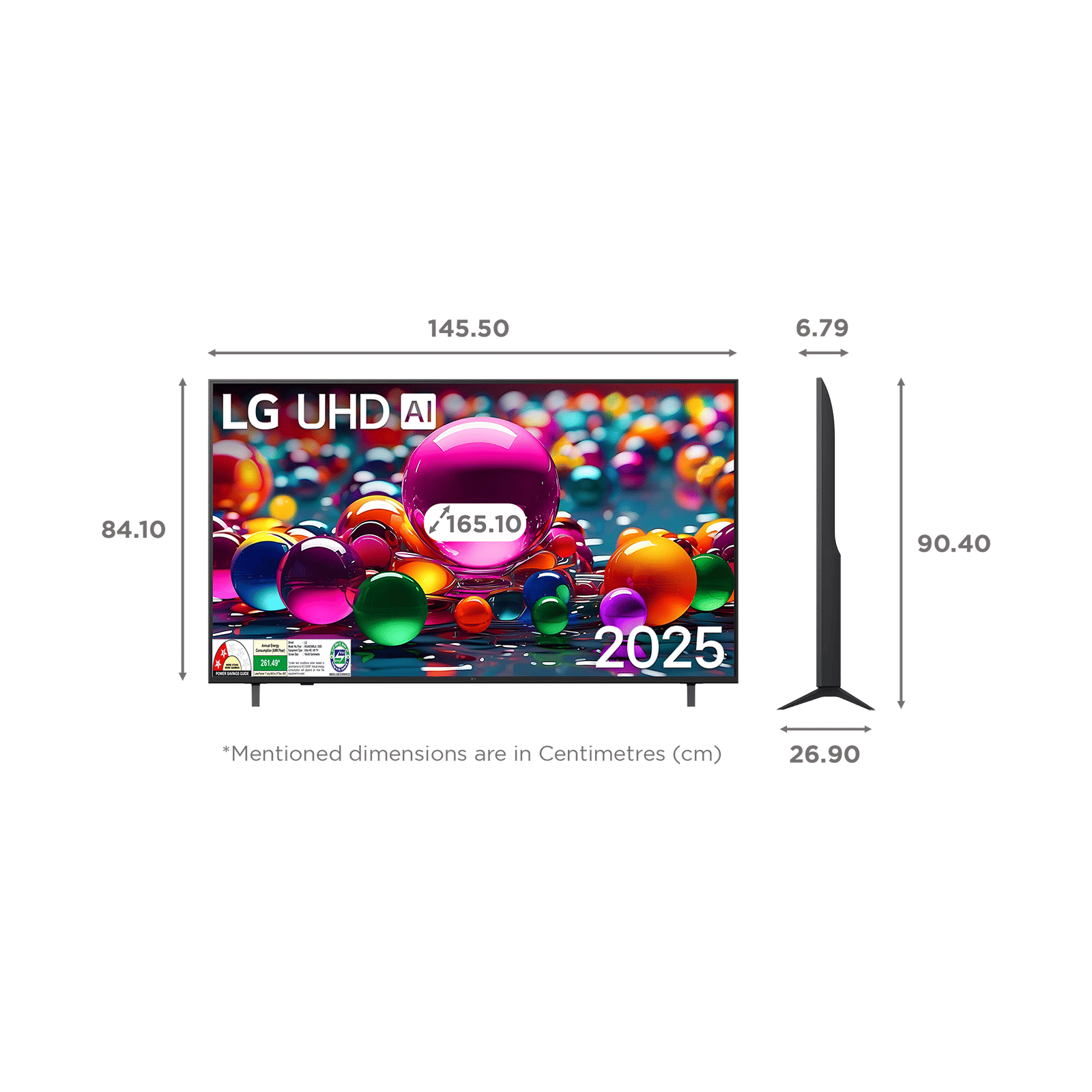 Buy LG UA8350 165.1 cm (65 inch) 4K Ultra HD Smart WebOS TV with